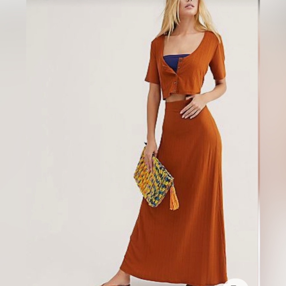 Gloria Set in color rust, size XS